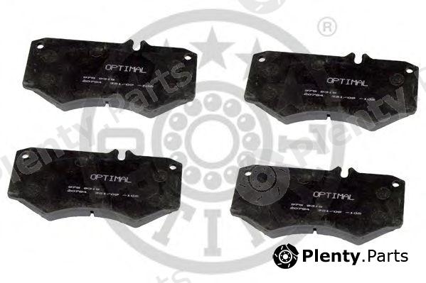  OPTIMAL part 9318 Brake Pad Set, disc brake