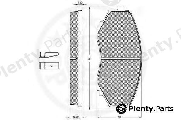  OPTIMAL part 9779 Brake Pad Set, disc brake