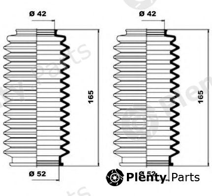  MOOG part K150002 Bellow Set, steering