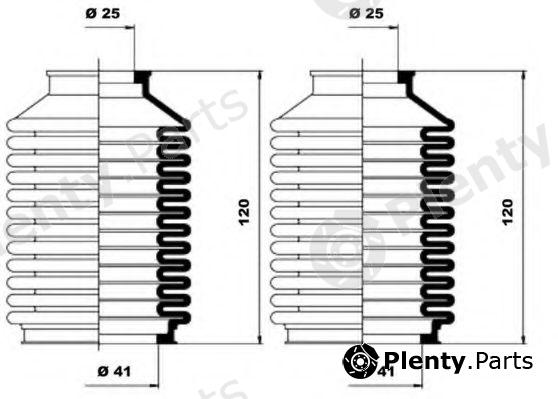  MOOG part K150024 Bellow Set, steering