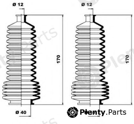  MOOG part K150110 Bellow Set, steering
