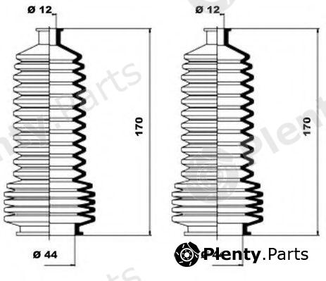  MOOG part K150111 Bellow Set, steering