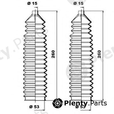  MOOG part K150118 Bellow Set, steering