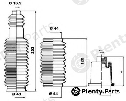  MOOG part K150122 Bellow Set, steering