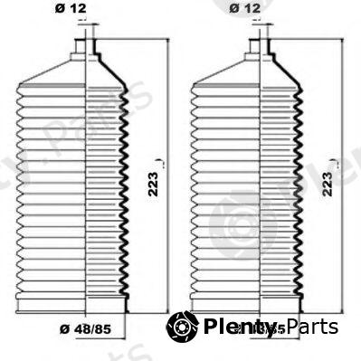  MOOG part K150149 Bellow Set, steering