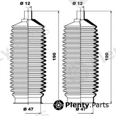  MOOG part K150211 Bellow Set, steering