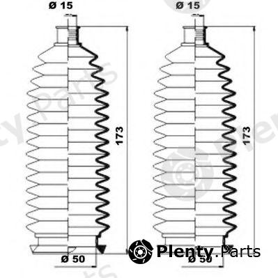  MOOG part K150226 Bellow Set, steering