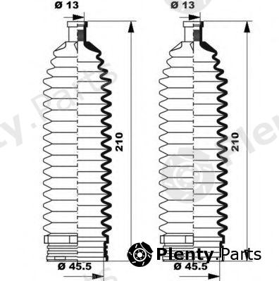  MOOG part K150234 Bellow Set, steering