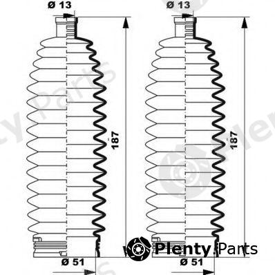  MOOG part K150246 Bellow Set, steering