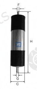  UFI part 31.921.00 (3192100) Fuel filter