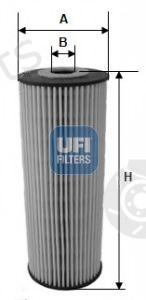  UFI part 25.162.00 (2516200) Oil Filter