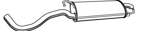  WALKER part 22053 End Silencer