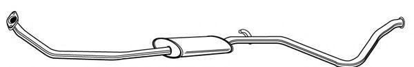  WALKER part 22917 Front Silencer