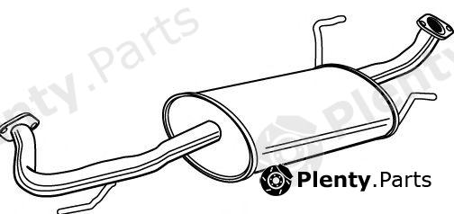  WALKER part 22921 Middle Silencer