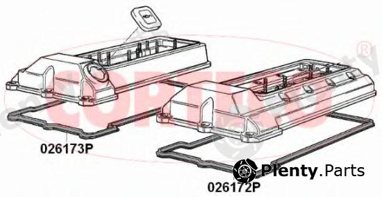  CORTECO part 026173P Gasket, cylinder head cover