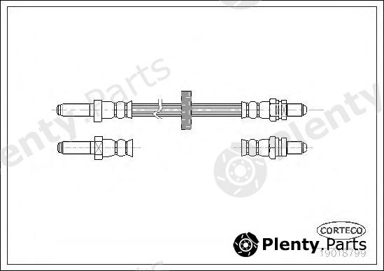  CORTECO part 19018799 Brake Hose