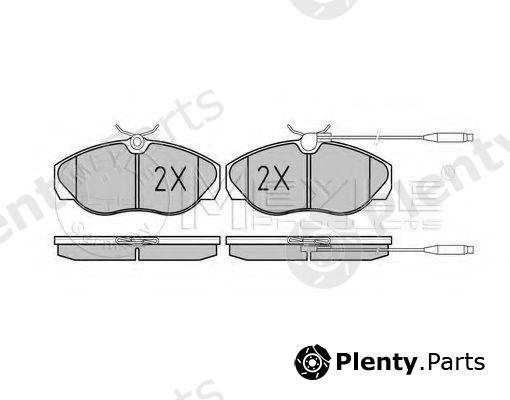  MEYLE part 0252179719/PD (0252179719PD) Brake Pad Set, disc brake