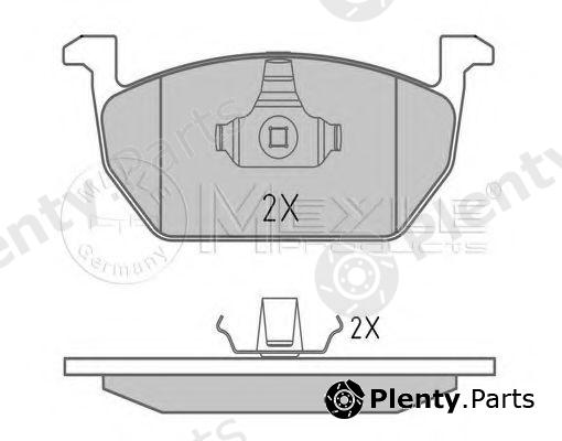  MEYLE part 0252203517 Brake Pad Set, disc brake