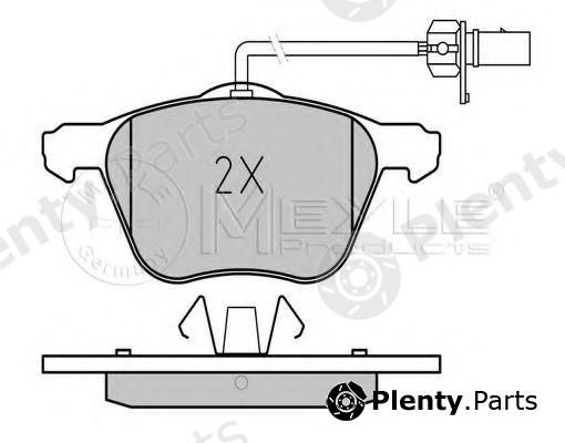 MEYLE part 0252326920/PD (0252326920PD) Brake Pad Set, disc brake