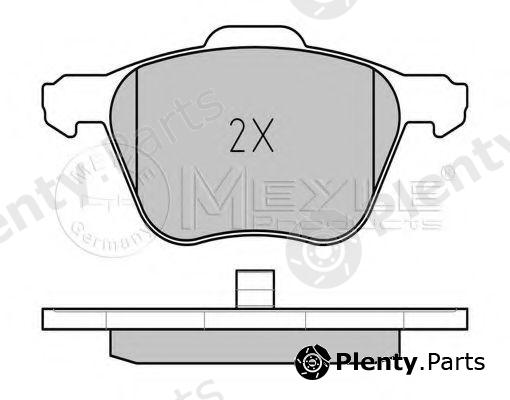  MEYLE part 0252326920/PD (0252326920PD) Brake Pad Set, disc brake