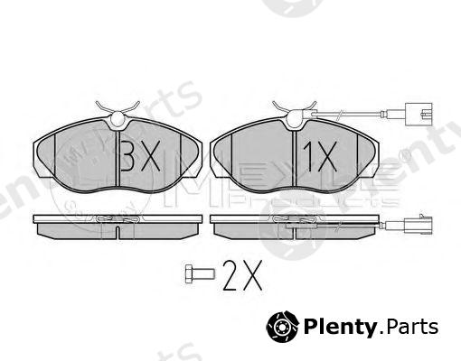  MEYLE part 0252360219/PD (0252360219PD) Brake Pad Set, disc brake