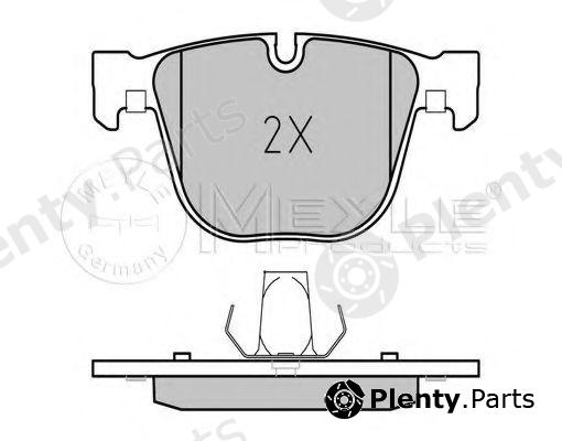  MEYLE part 0252373116/PD (0252373116PD) Brake Pad Set, disc brake