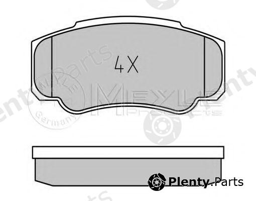  MEYLE part 0252392120/PD (0252392120PD) Brake Pad Set, disc brake