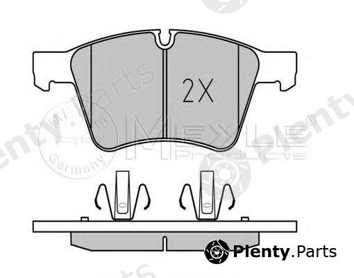  MEYLE part 0252415120/PD (0252415120PD) Brake Pad Set, disc brake
