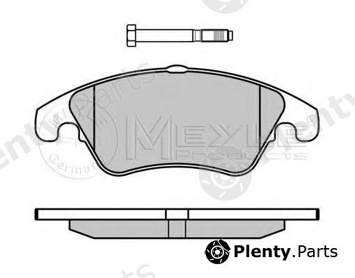  MEYLE part 0252431019/PD (0252431019PD) Brake Pad Set, disc brake