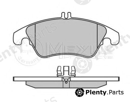  MEYLE part 0252431019/PD (0252431019PD) Brake Pad Set, disc brake