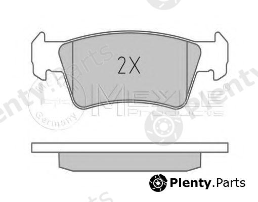  MEYLE part 0252436819 Brake Pad Set, disc brake