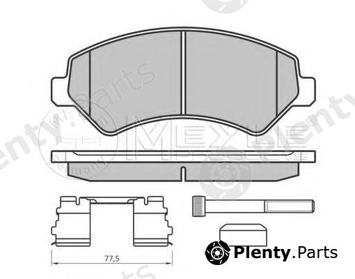  MEYLE part 0252446619-1/PD (02524466191PD) Brake Pad Set, disc brake