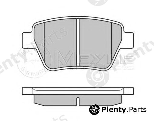  MEYLE part 0252456317/PD (0252456317PD) Brake Pad Set, disc brake