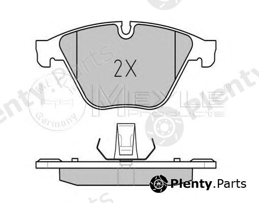  MEYLE part 0252468820/PD (0252468820PD) Brake Pad Set, disc brake