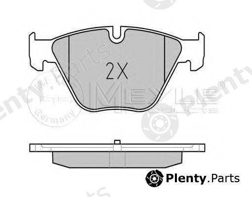  MEYLE part 0252468820/PD (0252468820PD) Brake Pad Set, disc brake