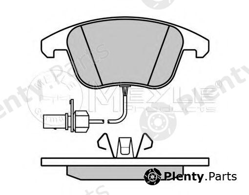  MEYLE part 0252470520/PD (0252470520PD) Brake Pad Set, disc brake