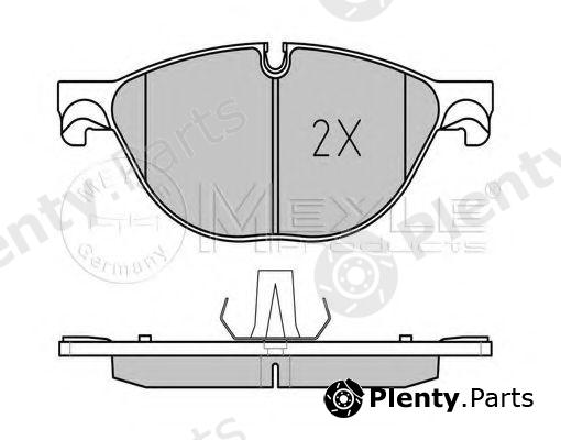  MEYLE part 0252504519 Brake Pad Set, disc brake