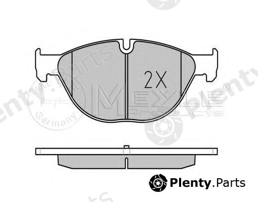  MEYLE part 0252504519 Brake Pad Set, disc brake