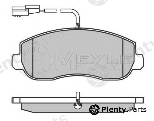  MEYLE part 0252514718/PD (0252514718PD) Brake Pad Set, disc brake