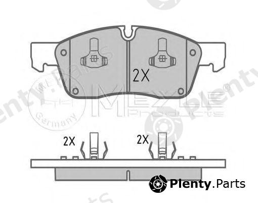  MEYLE part 0252519021 Brake Pad Set, disc brake