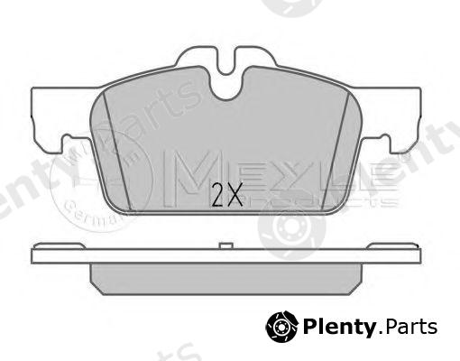  MEYLE part 0252522217 Brake Pad Set, disc brake