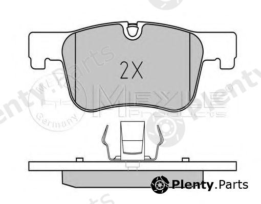  MEYLE part 0252550618/PD (0252550618PD) Brake Pad Set, disc brake