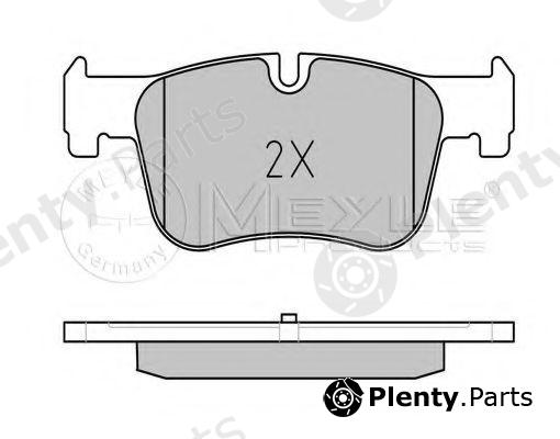 MEYLE part 0252550618/PD (0252550618PD) Brake Pad Set, disc brake
