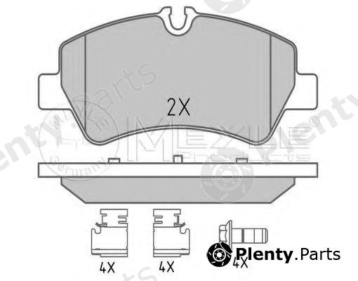  MEYLE part 0252560418 Brake Pad Set, disc brake