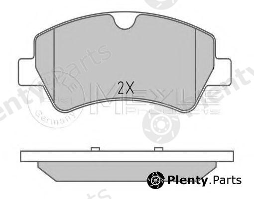  MEYLE part 0252560418 Brake Pad Set, disc brake