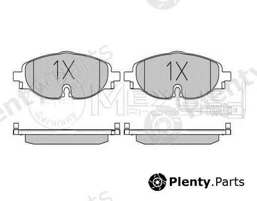  MEYLE part 0252568320/PD (0252568320PD) Brake Pad Set, disc brake