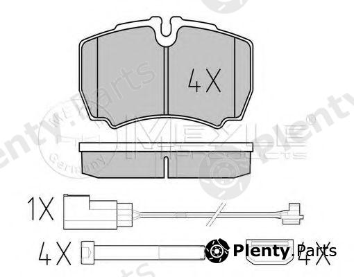  MEYLE part 0252912320-1/PD (02529123201PD) Brake Pad Set, disc brake