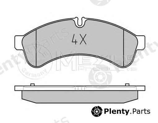  MEYLE part 0252923122/PD (0252923122PD) Brake Pad Set, disc brake