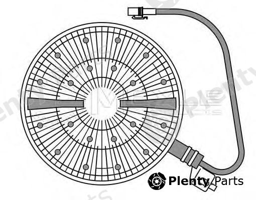  MEYLE part 14-342340004 (14342340004) Clutch, radiator fan