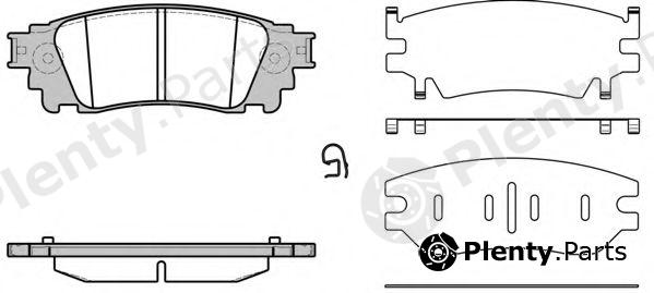  REMSA part 163600 Brake Pad Set, disc brake
